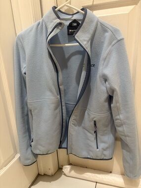 Marmot Women's Pale Blue Fleece Full-Zip Jacket